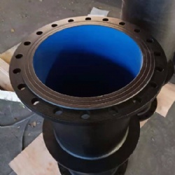 Flange puddle pipe